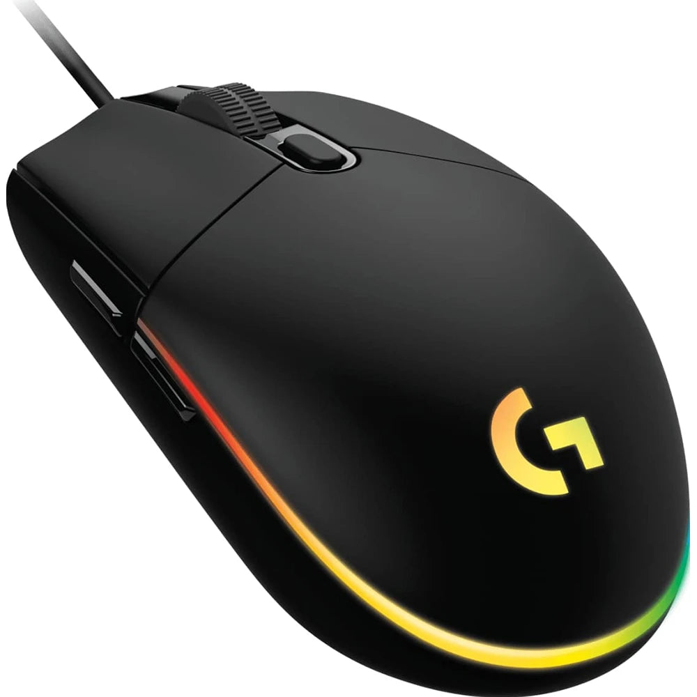 Logitech G203 Lightsync Wired Gaming Mouse in Black