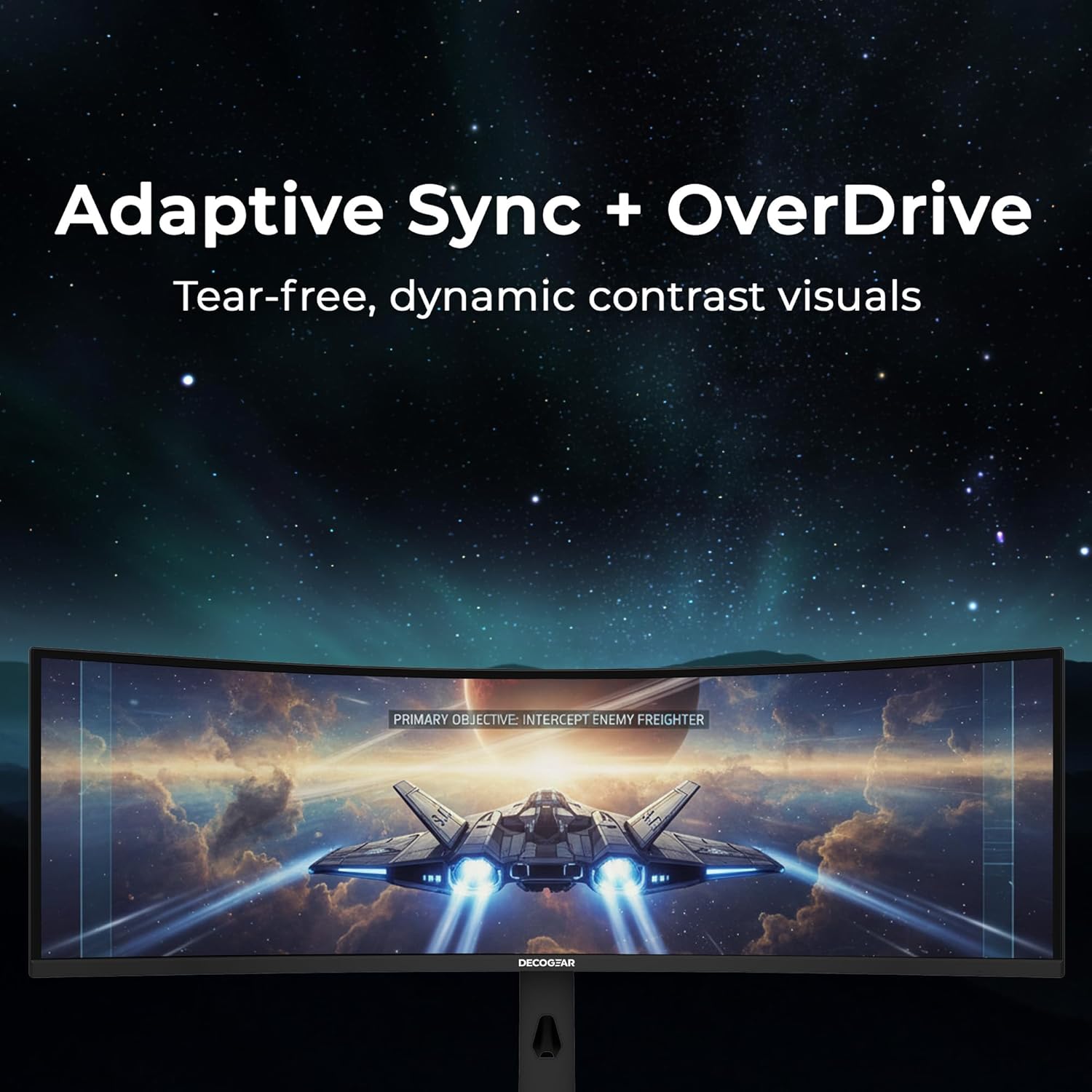 Deco Gear 49” Curved 240Hz R1000 Monitor
