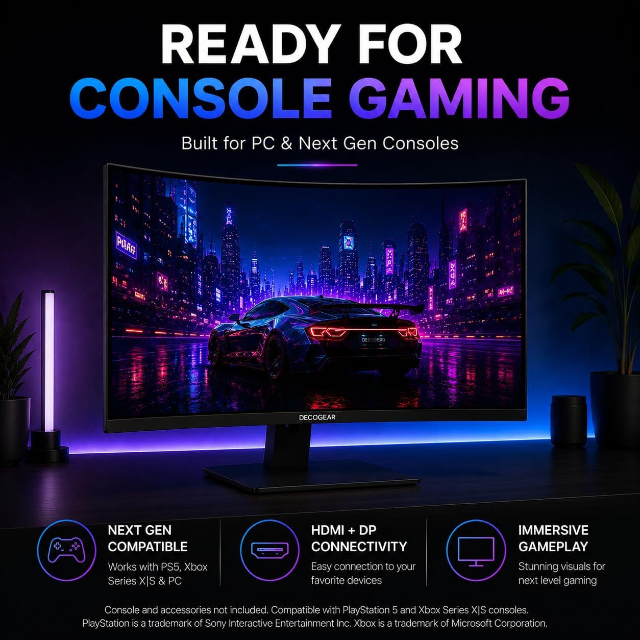 Deco Gear 27” 240 Hz Curved Monitor