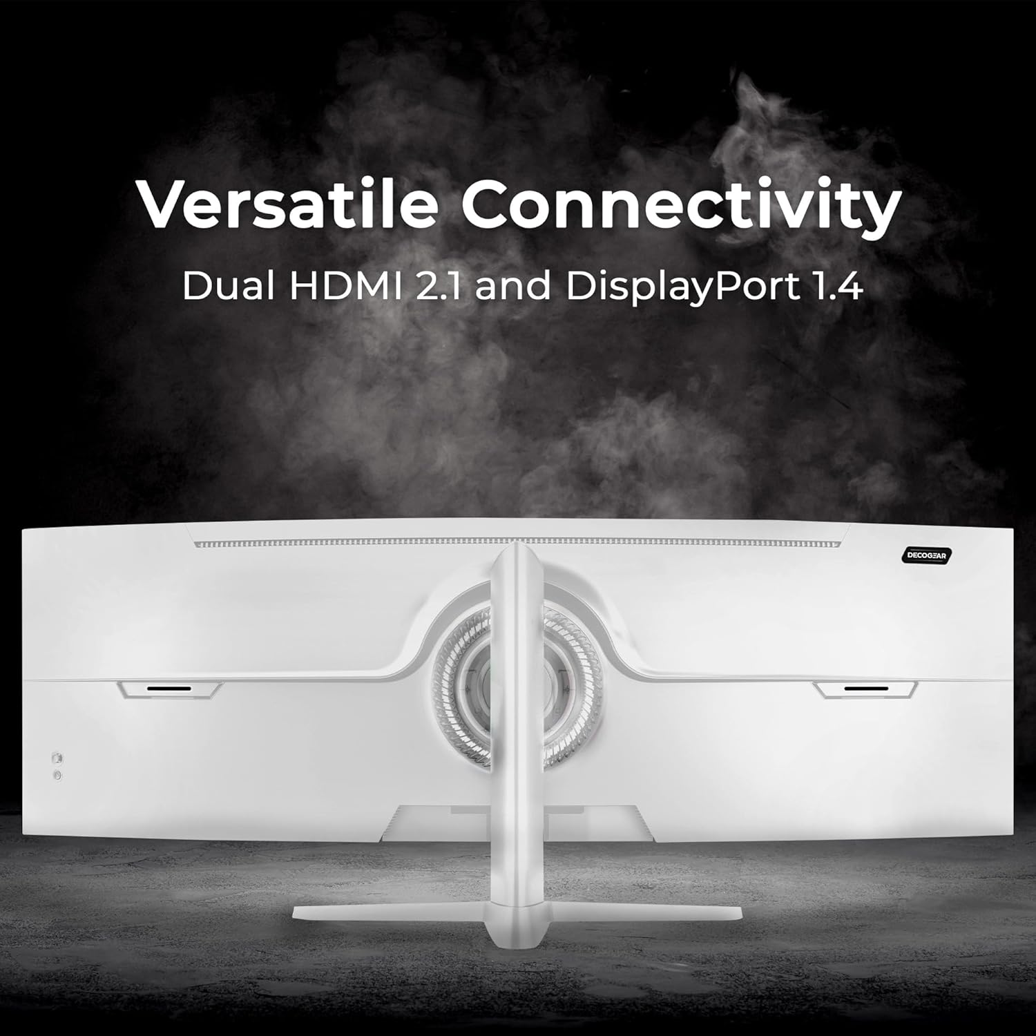 Deco Gear 49" Curved Ultrawide White Monitor