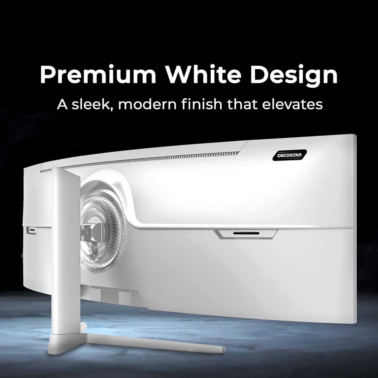 Deco Gear 49" Curved Ultrawide White Monitor