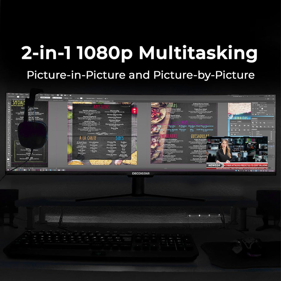 Deco Gear 49” Ultrawide Monitor