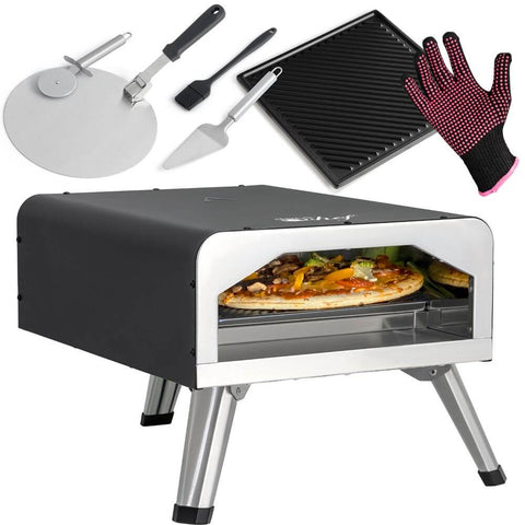 Deco Chef Electric Pizza Oven - Black