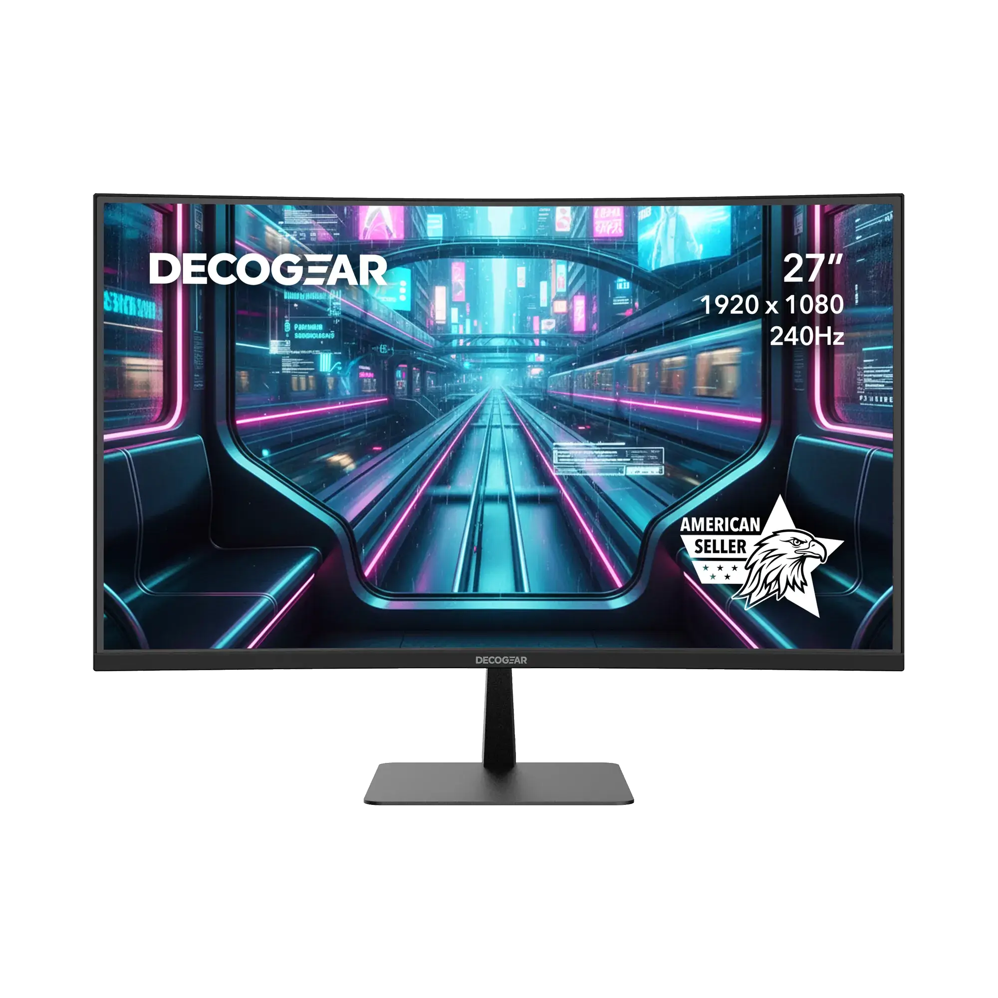 Deco Gear 27” 240 Hz Curved Monitor