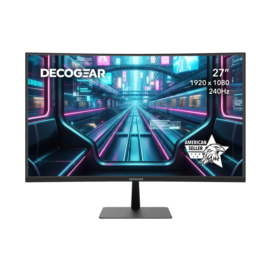 Deco Gear 27” 240 Hz Curved Monitor