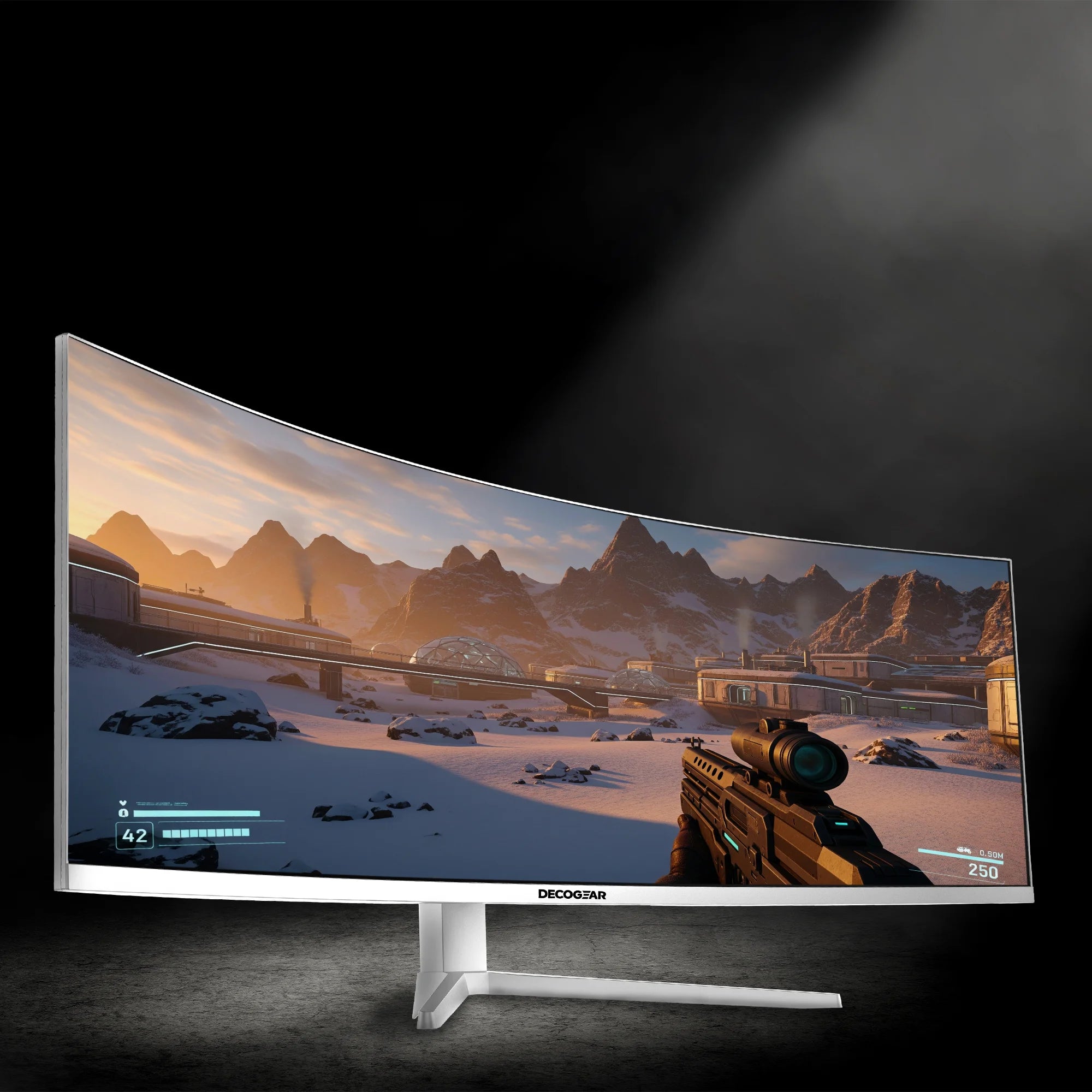 Deco Gear White Monitor