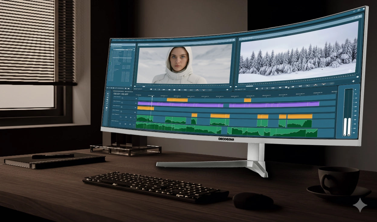 Deco Gear White Monitor