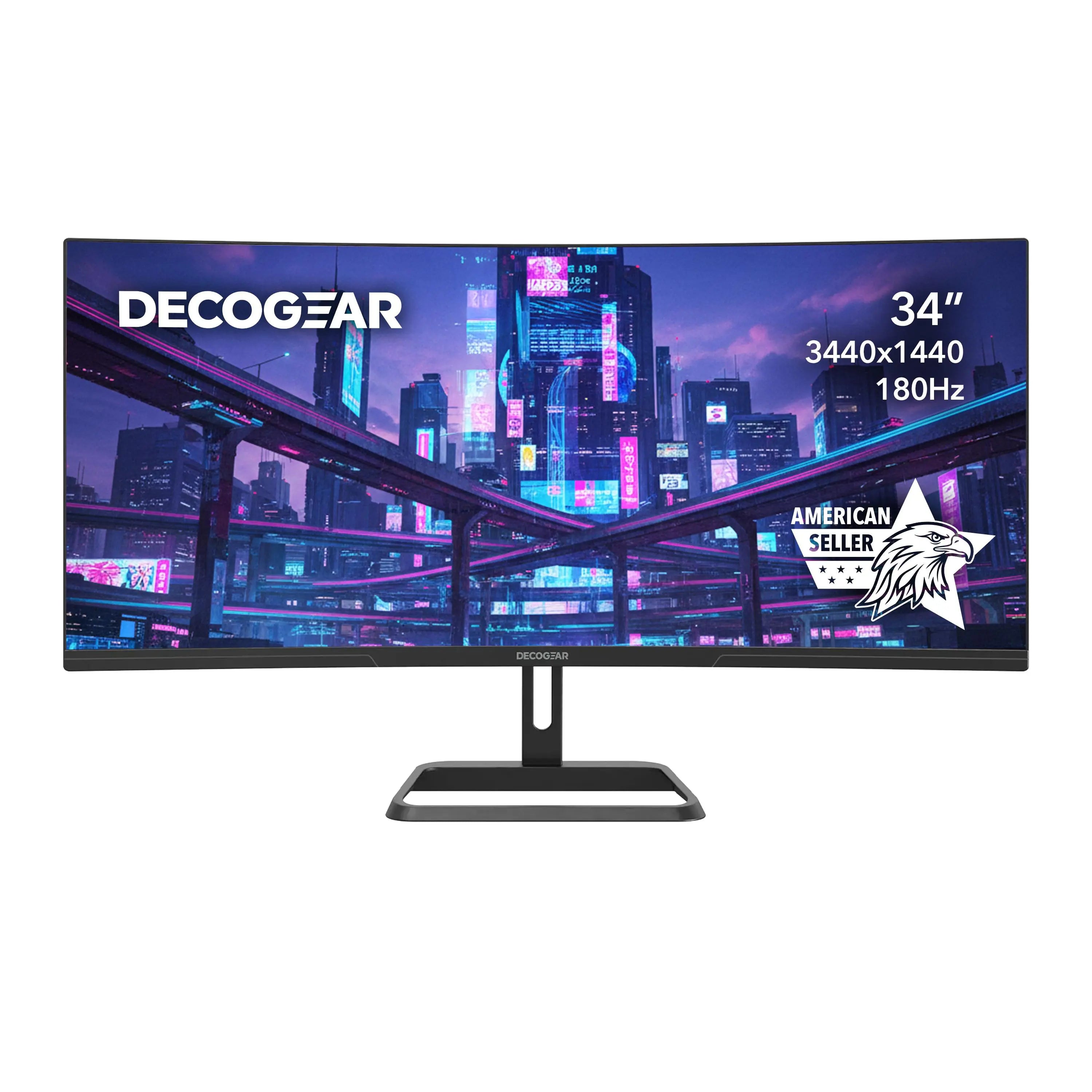 34” Curved Monitor | 180Hz Refresh Rate and R1500 3440x1440 Resolution