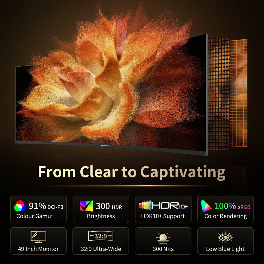 Deco Gear 49” Ultrawide Monitor