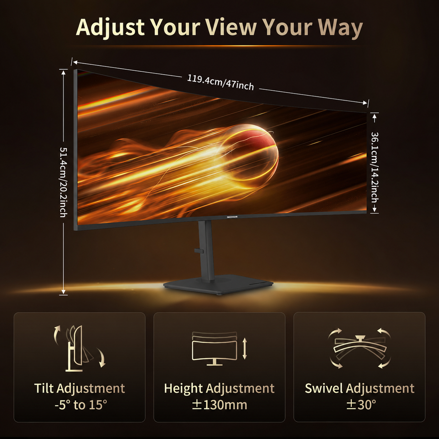 Deco Gear 49” Ultrawide Monitor
