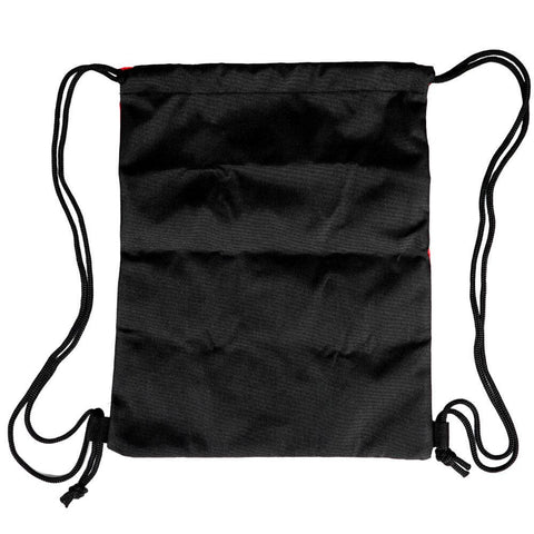 Deco Gear Unisex Drawstring Bag, Cinching Tote, Backpack, Sling, or Handbag for Daily Use, Gym, Travel, and Outdoor Activities, Red and Black - Deco Gear