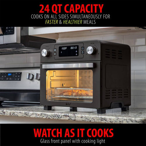 24qt Capacity - Watch as it cooks
