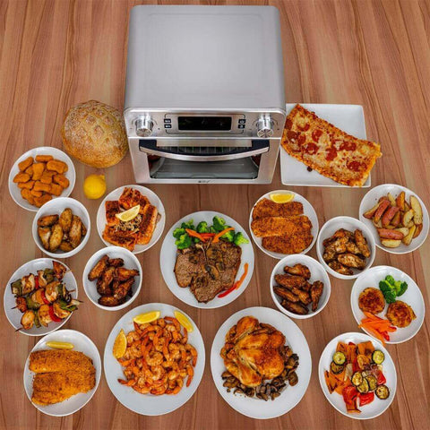 Wide Selection of food cooked with Toaster Oven