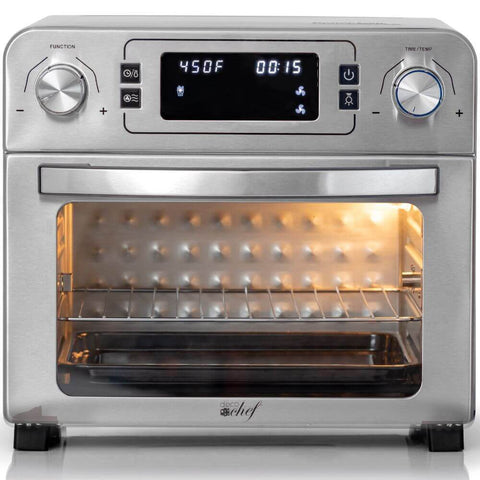 Deco Chef 24 QT Stainless Steel Countertop Toaster Oven