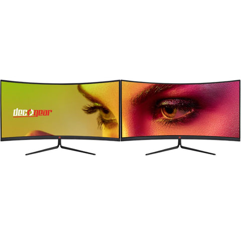 Deco Gear 30" Curved Professional Monitor, 2560x1080, 200 HZ, 1ms MPRT, High Color Accuracy - Deco Gear