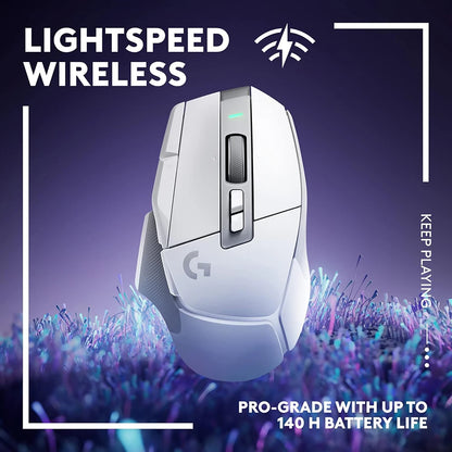 Logitech G502 X Lightspeed Wireless Gaming Mouse, White
