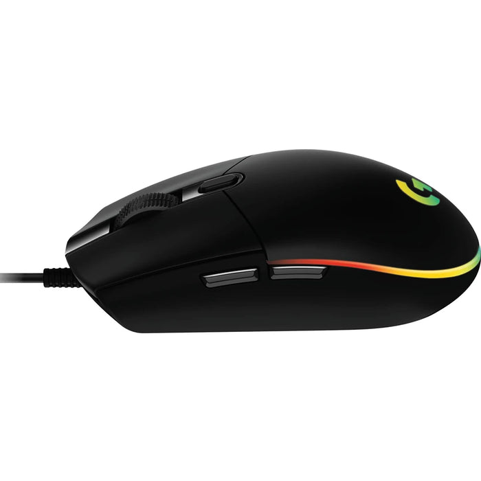 Logitech G203 Lightsync Wired Gaming Mouse in Black
