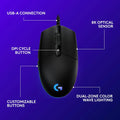 Logitech G203 Lightsync Wired Gaming Mouse in Black