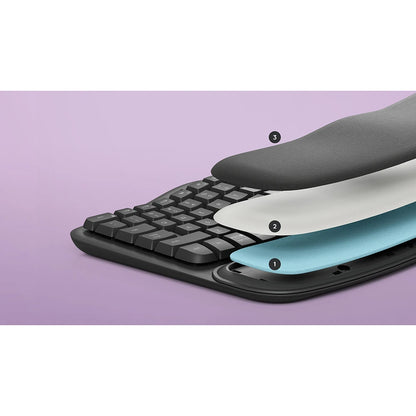 Logitech MK670 Wireless Wave Keyboard and Mouse Combo in Graphite