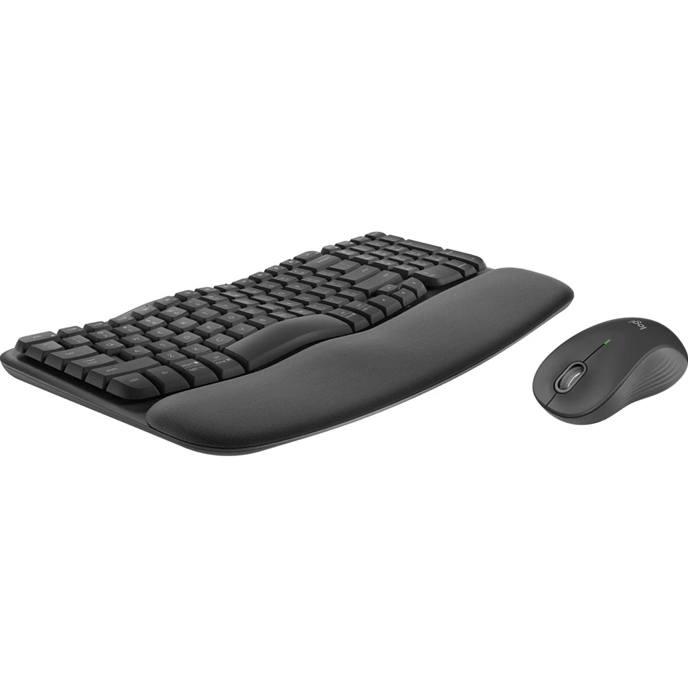 Logitech MK670 Wireless Wave Keyboard and Mouse Combo in Graphite — view 2