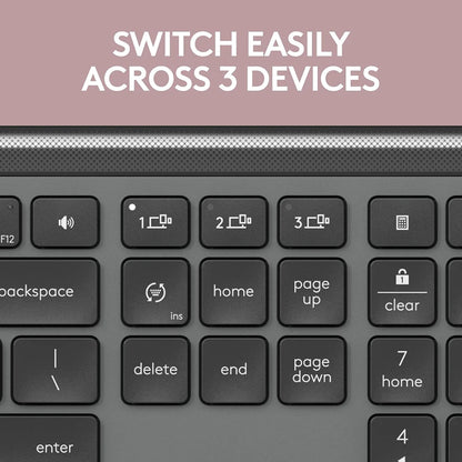 Logitech K950 Wireless Signature Slim Keyboard in Graphite