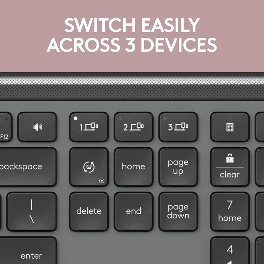 Logitech K950 Wireless Signature Slim Keyboard in Graphite