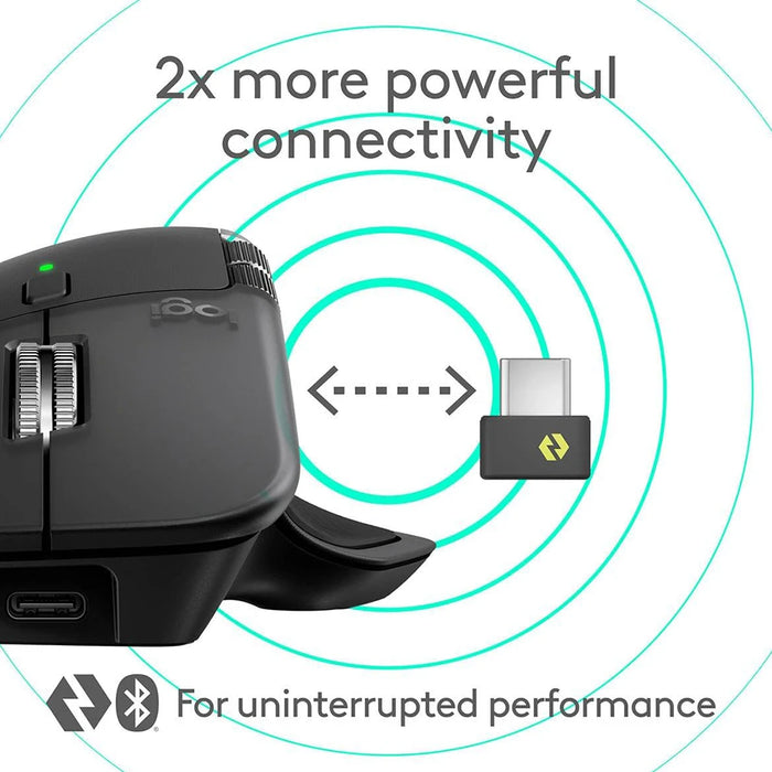 Logitech MX Master 4 Ergonomic Wireless Mouse in Black