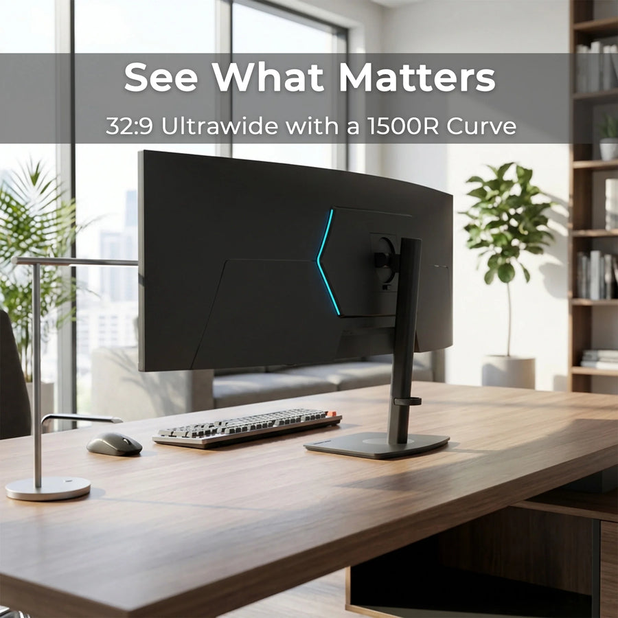 Deco Gear 49" Curved 5K Display | DQHD 120Hz Ultrawide Monitor