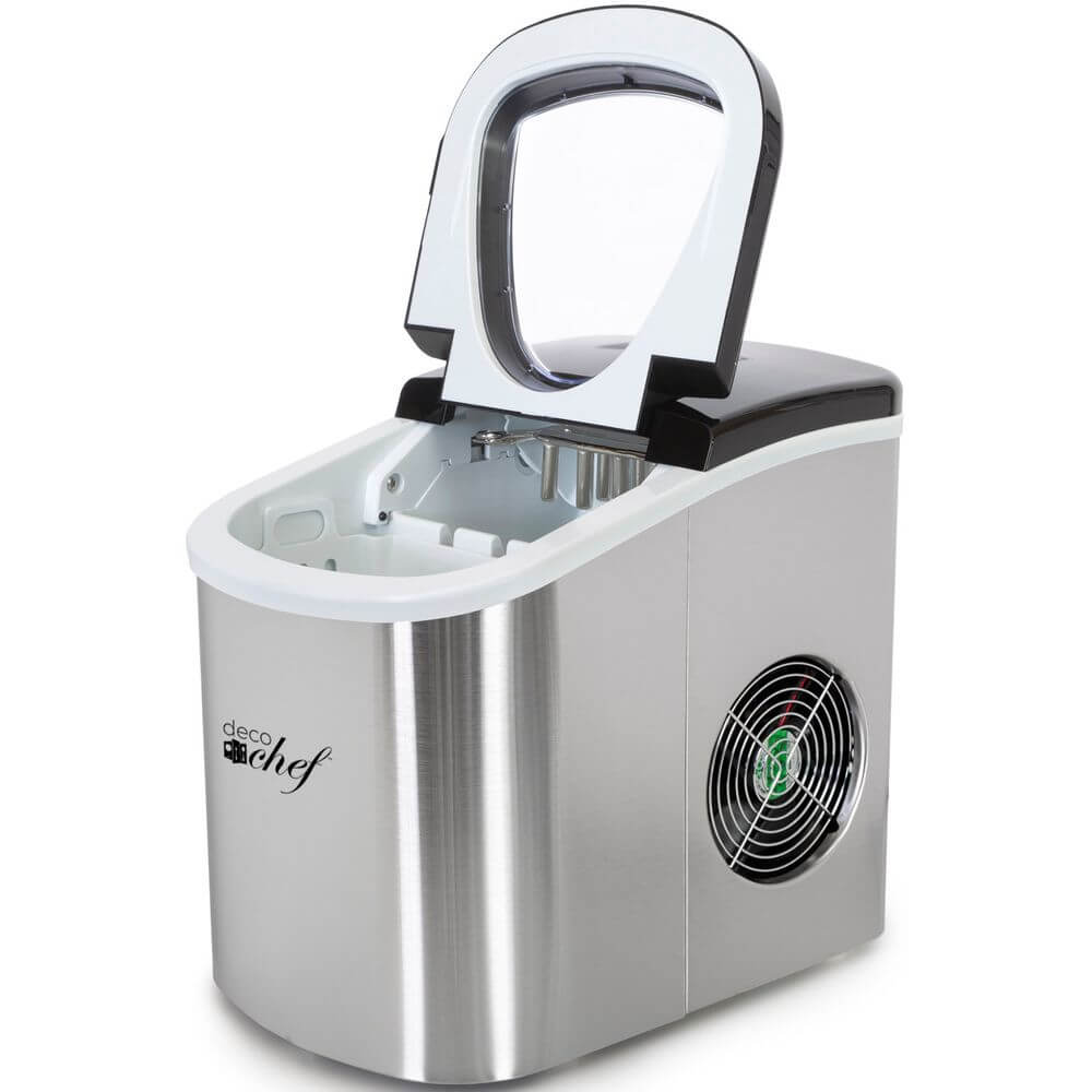 Deco Gear Rapid Electric Ice Maker - Compact Top Load 26 Lbs Per Day Capacity - Great For Hosting Never Run Out Of Ice Again