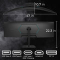 Deco Gear 49" Curved 5K Display | DQHD 120Hz Ultrawide Monitor
