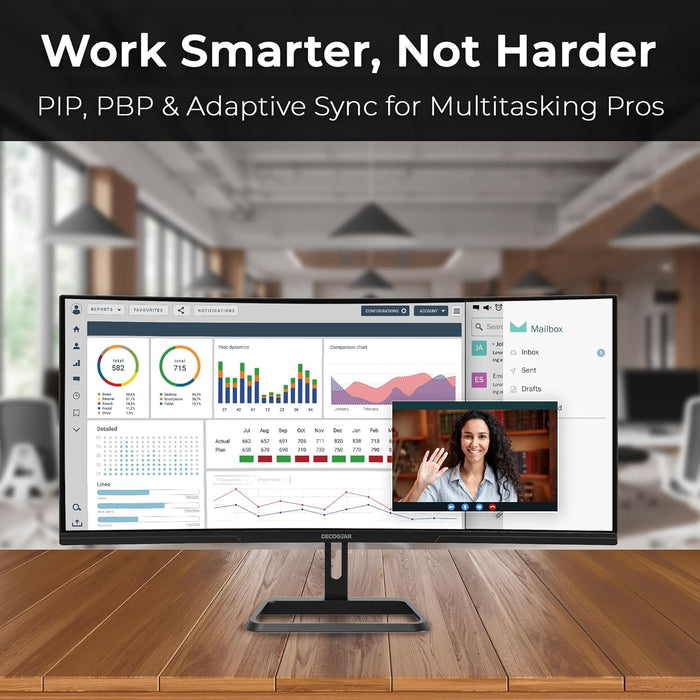 Deco Gear 34” Business Monitor