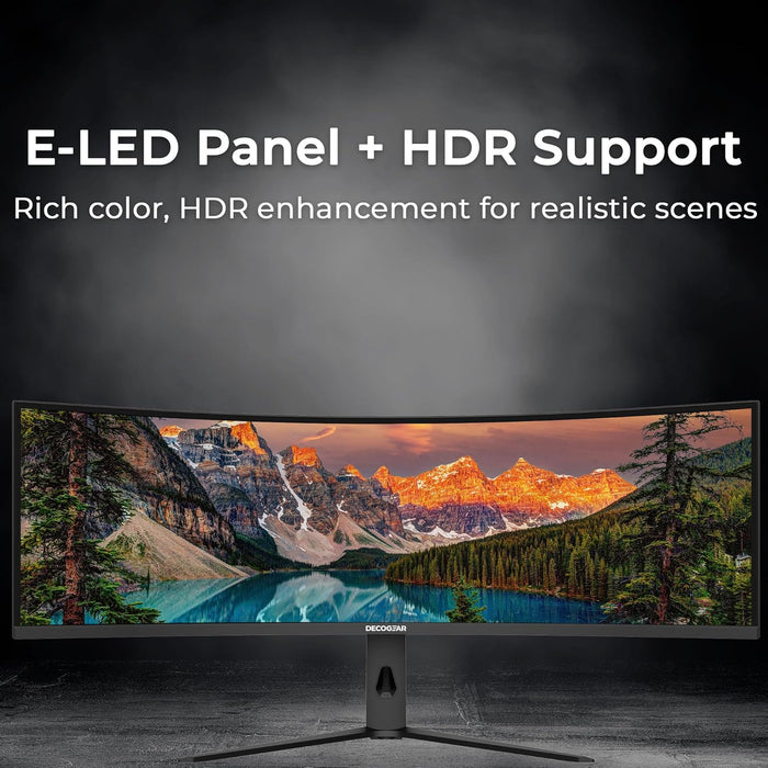 Deco Gear 49” Curved 240Hz R1000 Monitor
