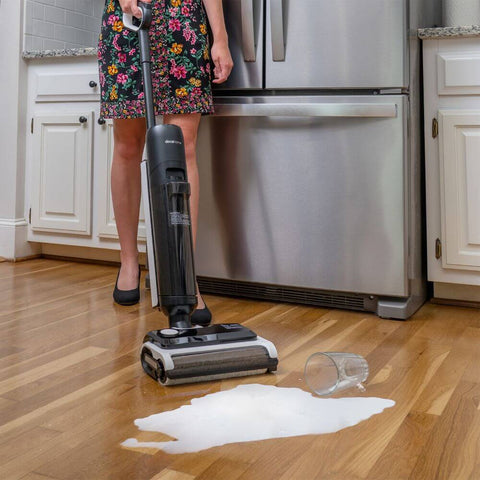 Deco Home 220W Wet/Dry All-in-One Hard Floor Vacuum Cleaner with Charge Dock, Cordless
