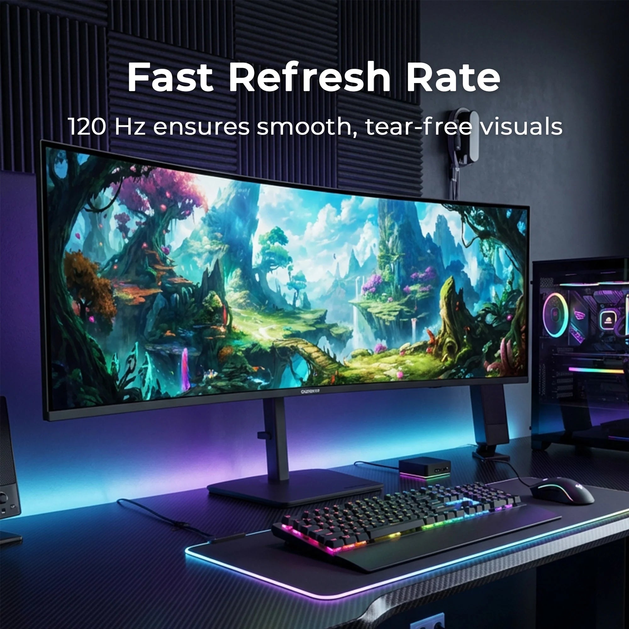 Deco Gear 49" Curved 5K Display | DQHD 120Hz Ultrawide Monitor