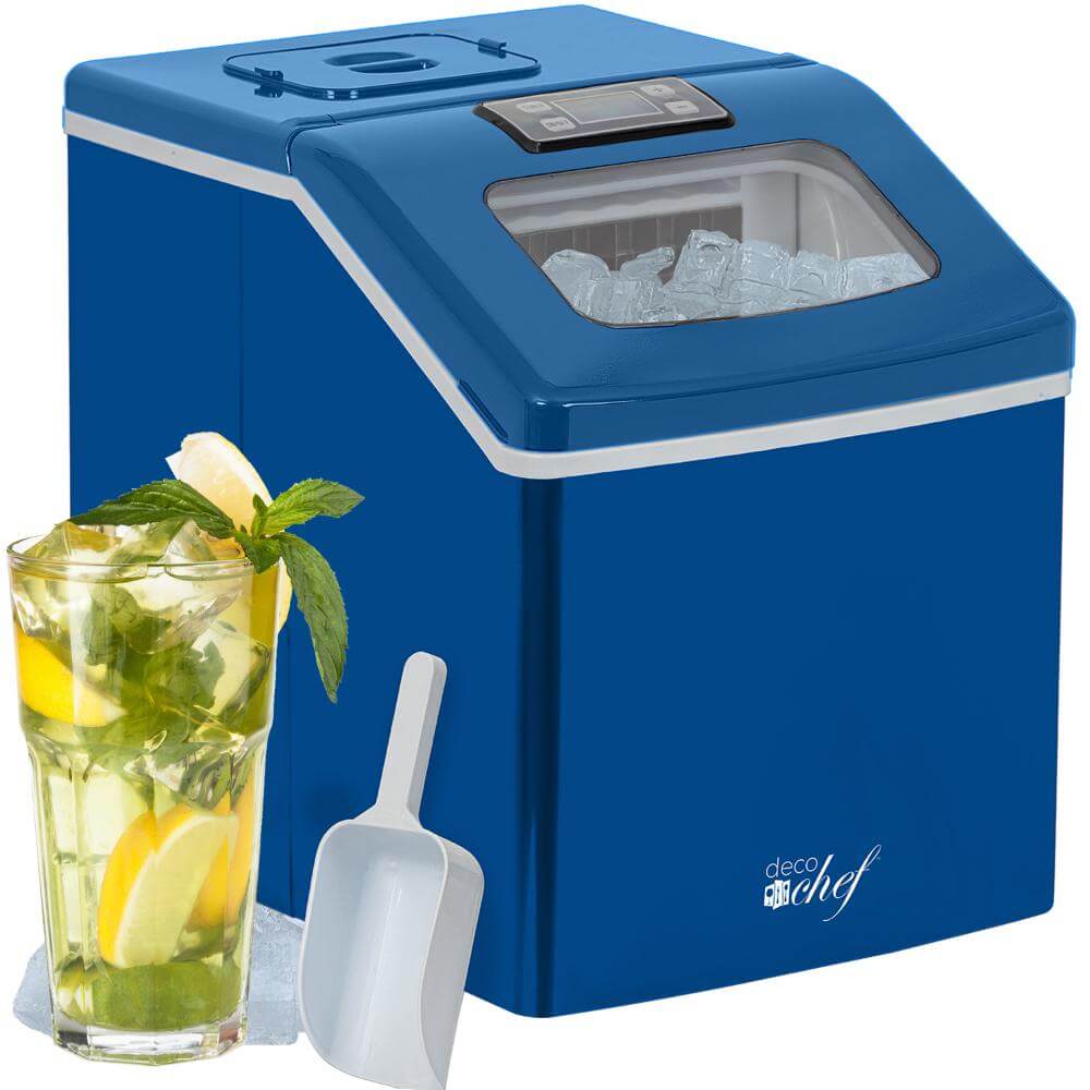 Deco Chef 40lb Countertop Ice Maker Blue