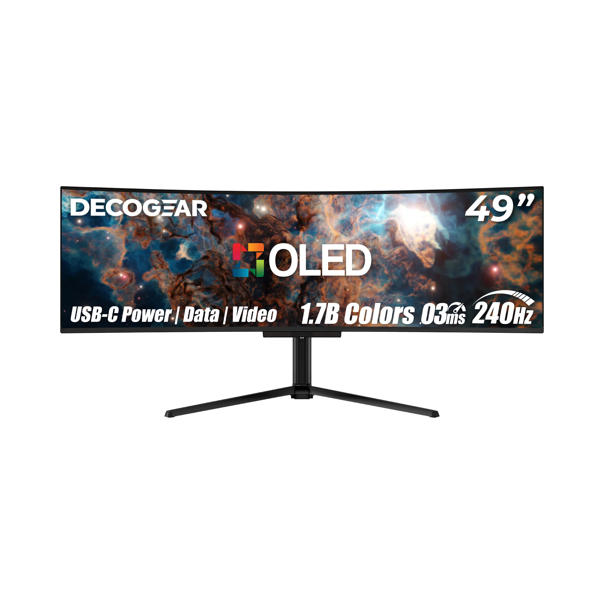 Deco Gear 49” 240 Hz OLED Monitor