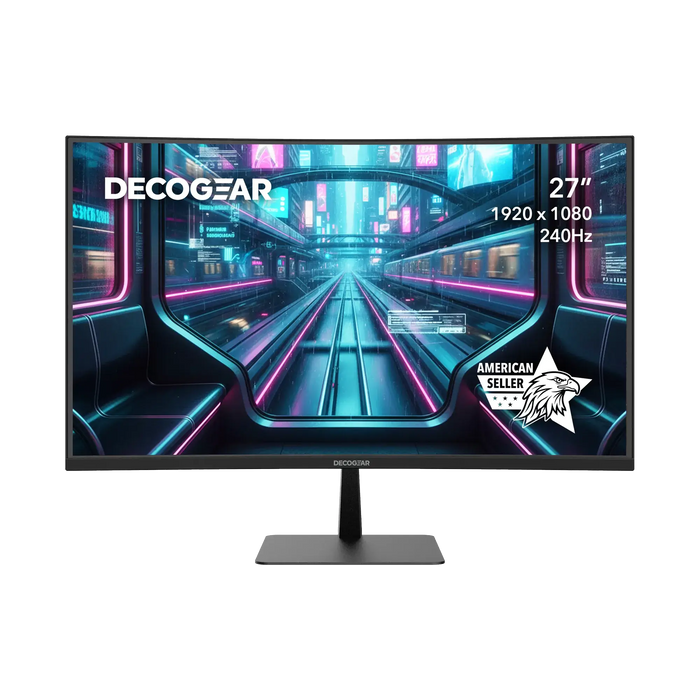 Deco Gear 27” 240 Hz Curved Monitor