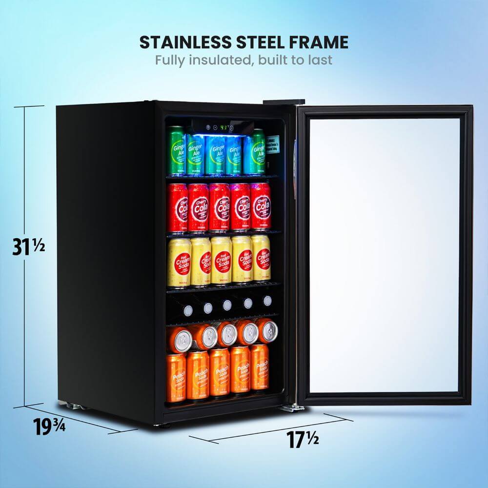 Best Glass Front Mini Refrigerator for Beer, Wine, and Snacks