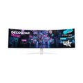Deco Gear 49" White Curved 5K DQHD Ultrawide Gaming Monitor