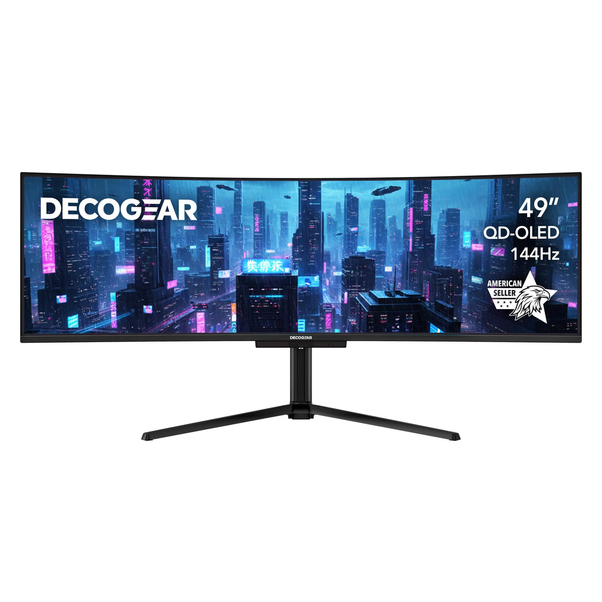 Curved 49 Inch QD-OLED Monitor | 5120x1440 144Hz - Deco Gear