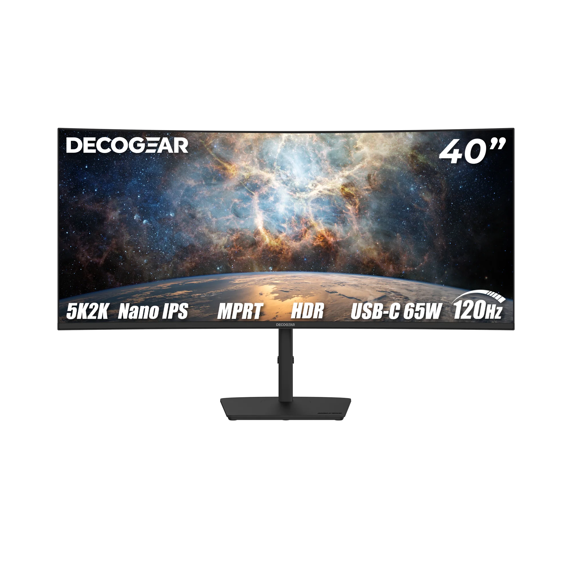 Deco Gear 40” Curved 5K2K IPS Monitor - Open Box