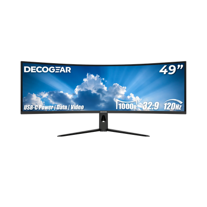 Deco Gear 49” Curved 120Hz R1000 Monitor