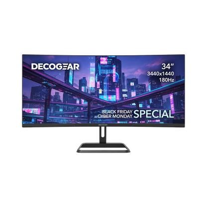 Deco Gear 34” 180Hz Monitor