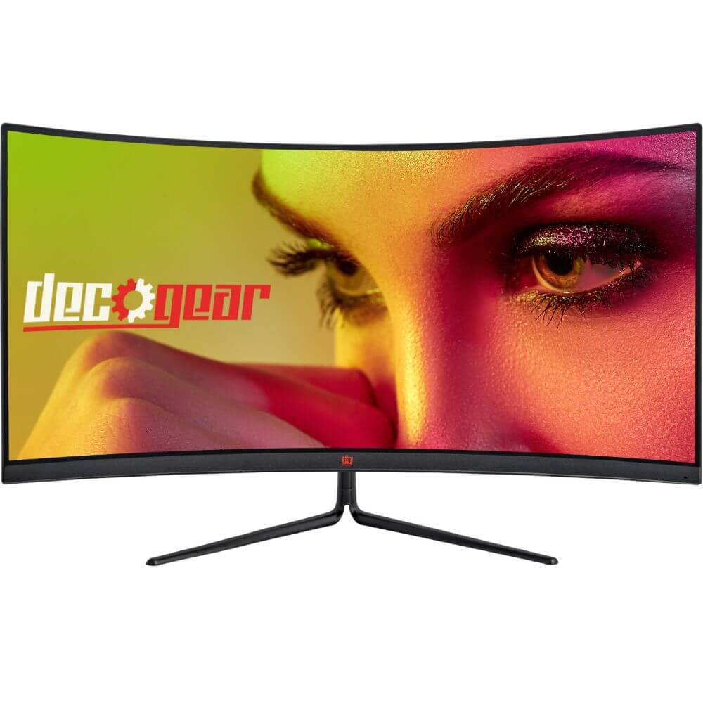 Deco Gear 30" Curved Professional Monitor, 2560x1080, 200 HZ, 1ms MPRT, High Color Accuracy