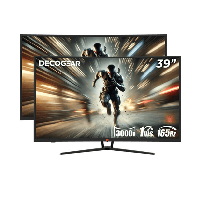 39 Inch Black Monitor | HDR400, 2560x1440 Resolution - Shop Deco Gear