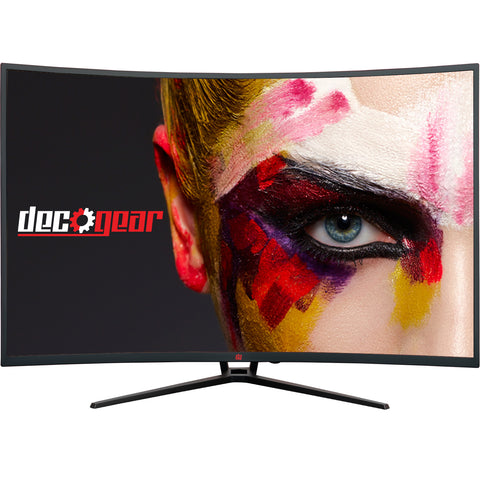 Deco Gear 39 Inch Curved Ultrawide Gaming Monitor, 2560x1440, 1ms MPRT, 165 Hz, 16:9, HDR400