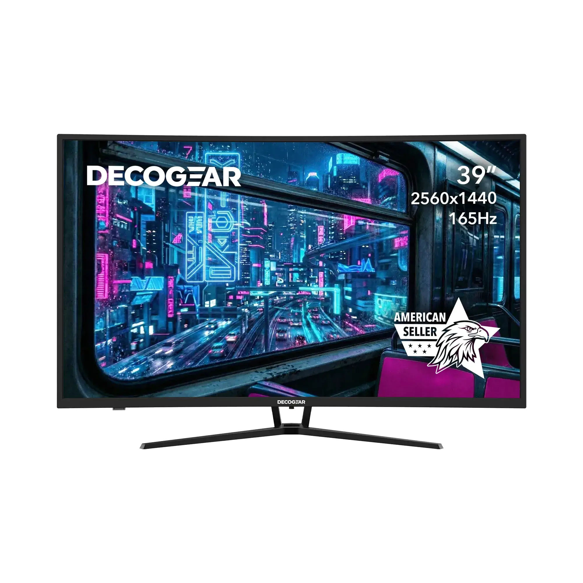 39 Inch Black Monitor | HDR400, 2560x1440 Resolution - Shop Deco Gear