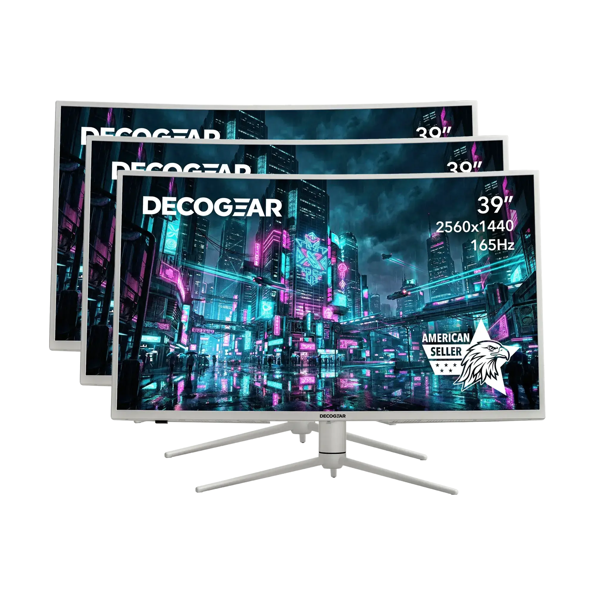 Deco Gear 39” White Monitor