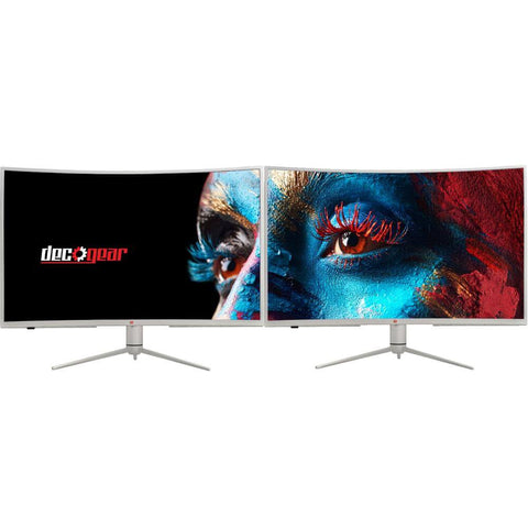 Deco Gear Dual 39" Curved Ultrawide Gaming Monitors