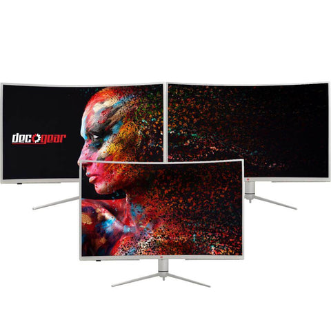 Deco Gear 39" Curved Ultrawide Gaming Monitor 3 Pack